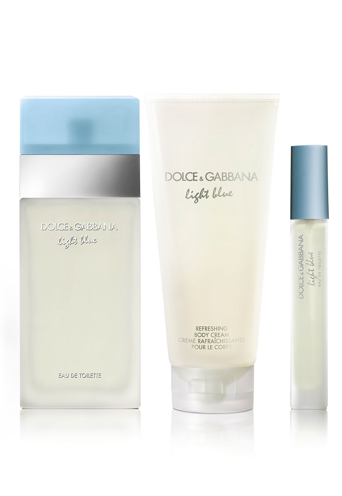 light blue coffret